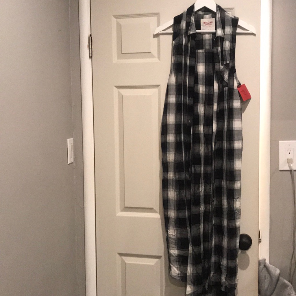 Plaid Long Button Down